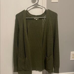 Maurices Olive Cardigan Sweater